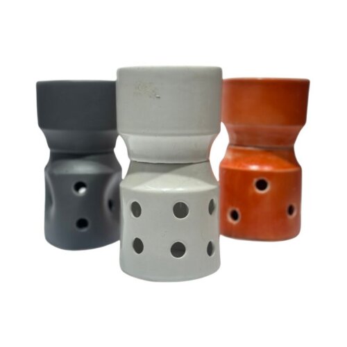 Handmade ceramic melts burner, 17x10cm, available in various colors