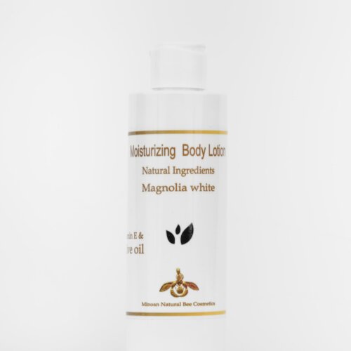 Minoan natural bee cosmetics magnolia white body lotion