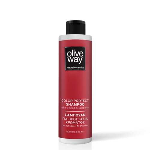 Color protect shampoo with almond & sunflower - Olive way