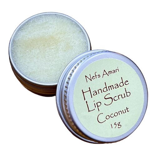 Handmade lip scrub with coconut - Nefs Amari