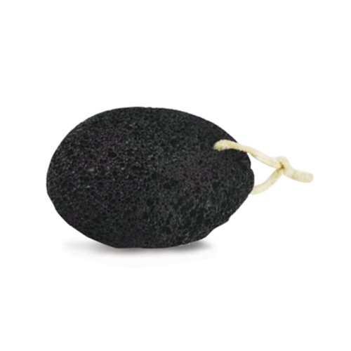 Black Pumice Stone (volcano) with Cord