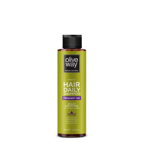 Moisturising shampoo for frequent use with calendula & chamomile - Olive way
