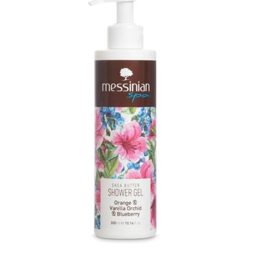 Messinian Spa shower gel with orange, vanilla orchid & blueberry - 300ML
