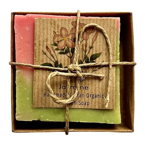 Handmade greek soap with organic olive oil for body - Jasmine