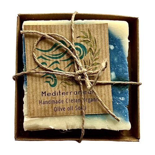 Handmade greek soap with organic olive oil for body - Mediterranean