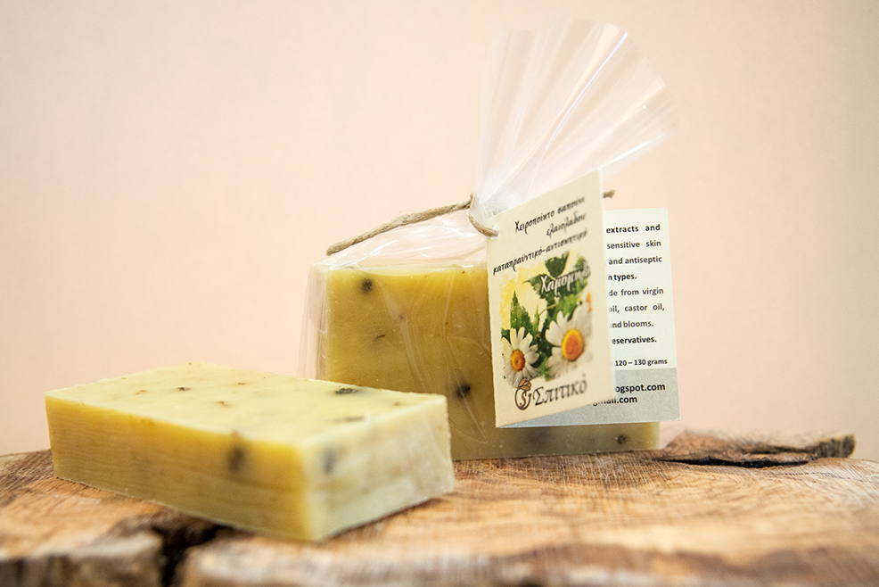 Soap for Soothing and antiseptic with chamomile – Spitiko