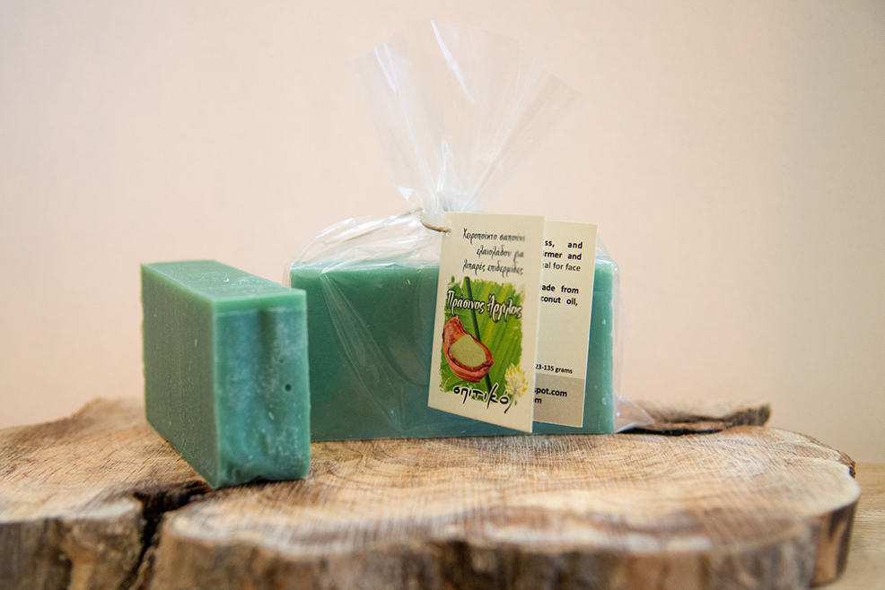 Soap for oily skin with green clay - Spitiko
