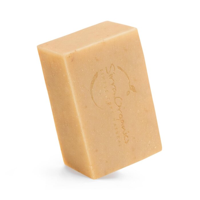 Handmade soap with goat's milk, honey & oats - Sirra Organics