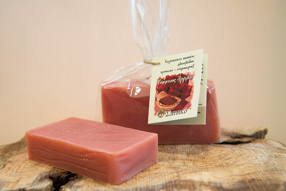 Soap with red clay – Spitiko